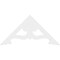 Ekena Millwork Pitch Cornelia Architectural Grade PVC Gable Pediment, 60"W x 30"H x 1"P (12/12) GPP060X030X100CRN - alternate 4